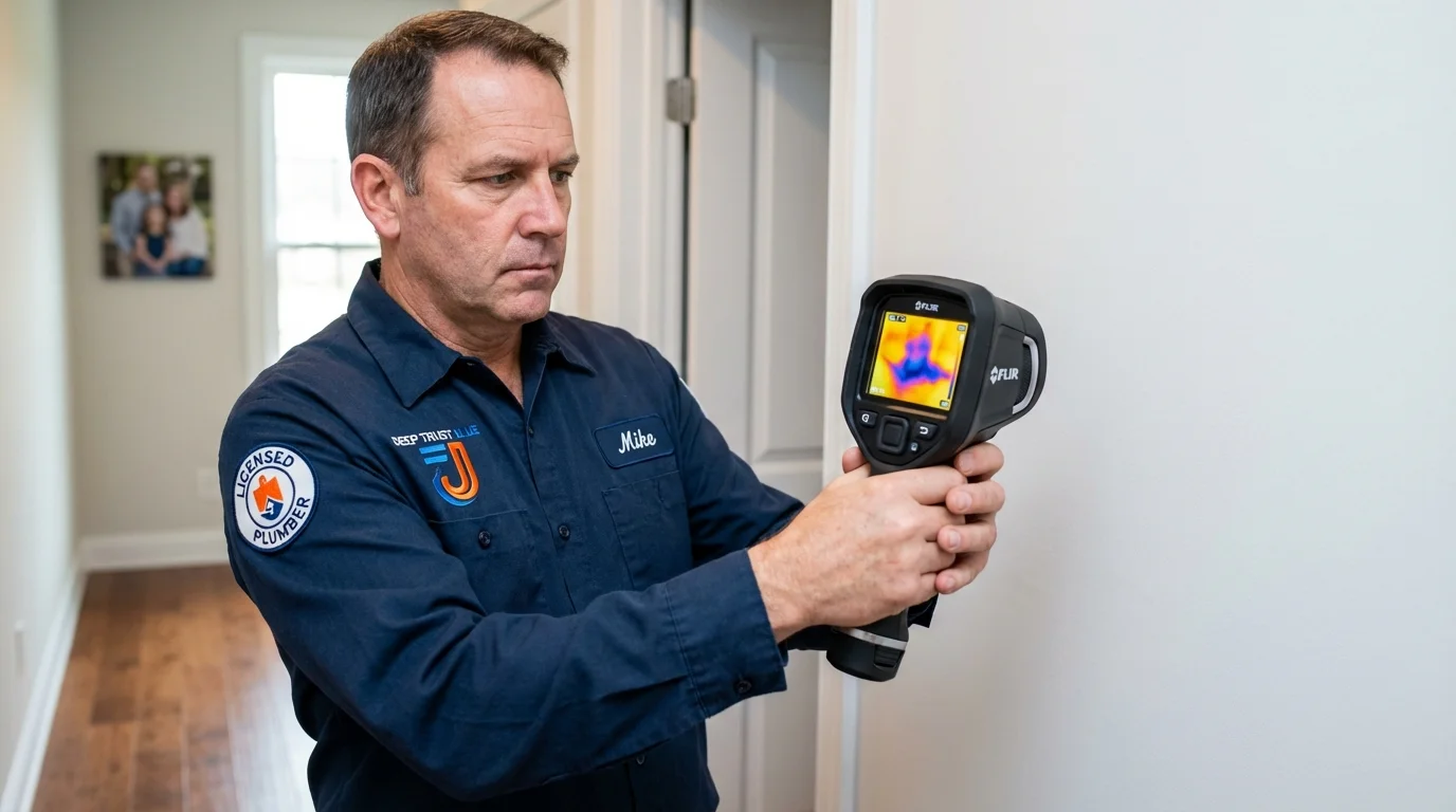 Thermal imaging leak detection by Johns Plumbing LLC in Belleair Beach